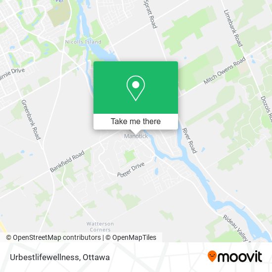 Urbestlifewellness map