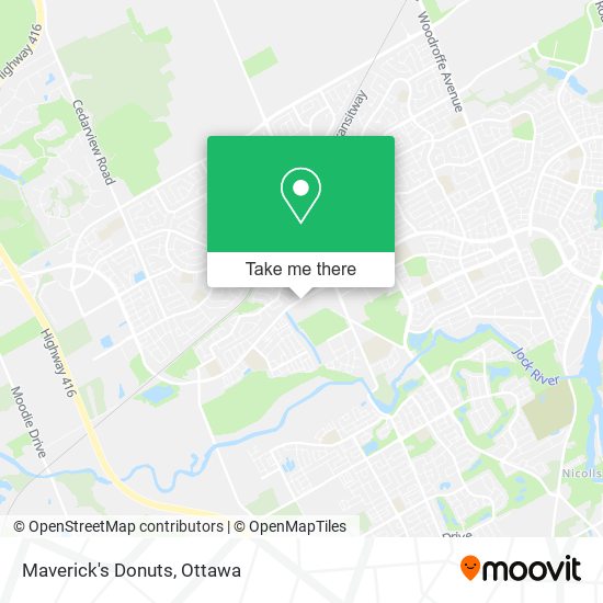 Maverick's Donuts map