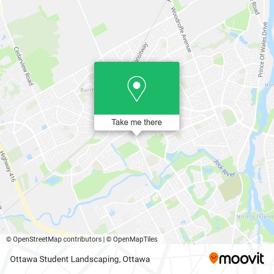 Ottawa Student Landscaping map