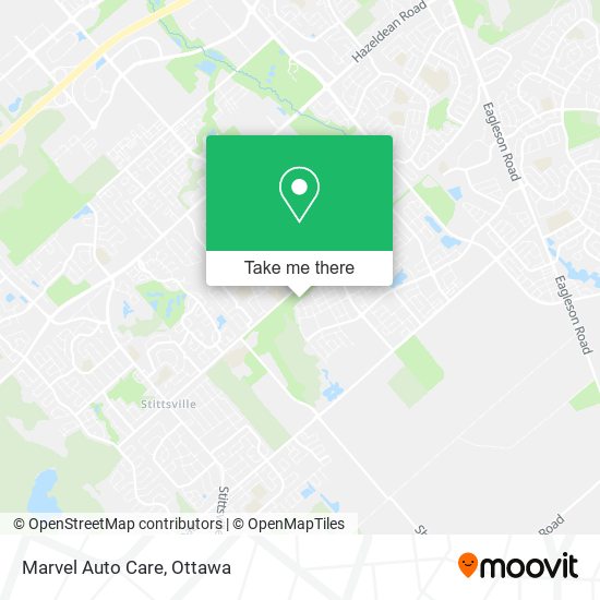 Marvel Auto Care map