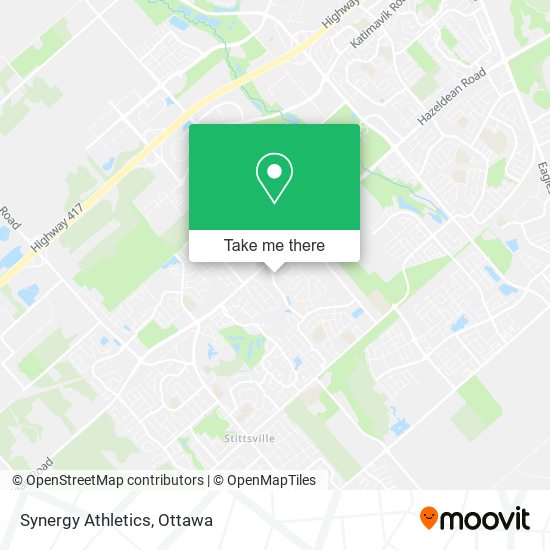 Synergy Athletics map