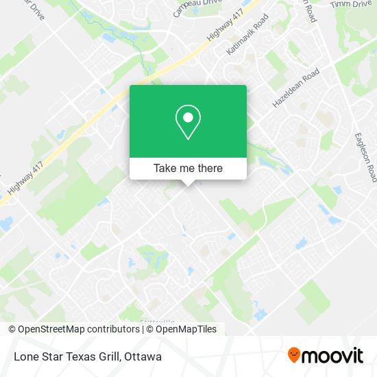 Lone Star Texas Grill map