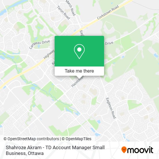 Shahroze Akram - TD Account Manager Small Business map