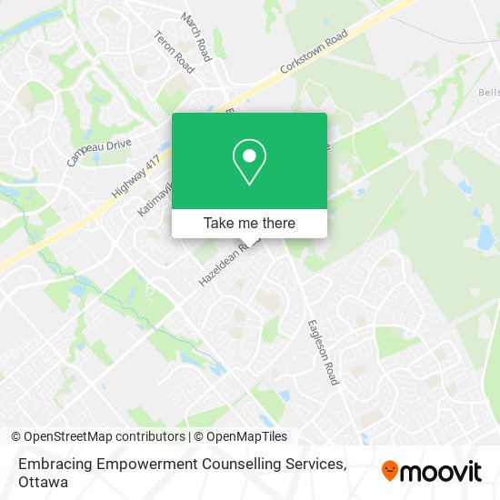 Embracing Empowerment Counselling Services map