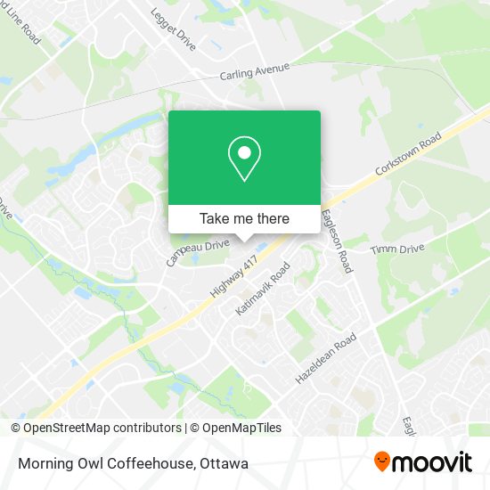 Morning Owl Coffeehouse map