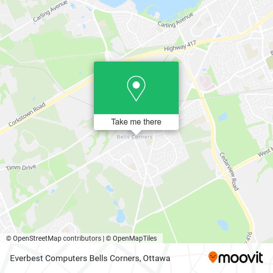 Everbest Computers Bells Corners map