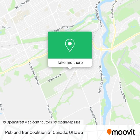 Pub and Bar Coalition of Canada map