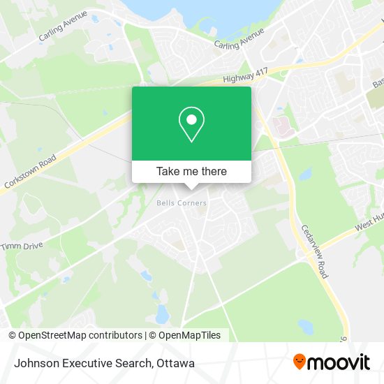 Johnson Executive Search map