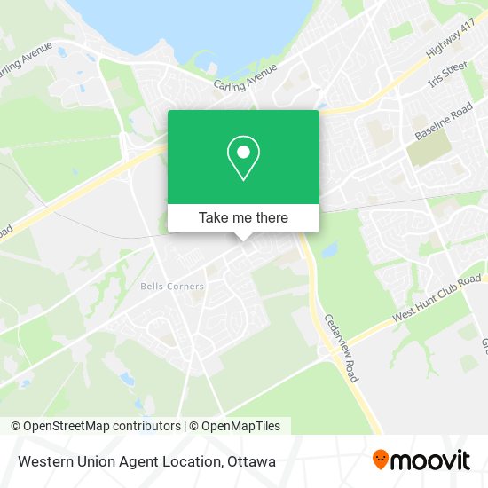 Western Union Agent Location plan