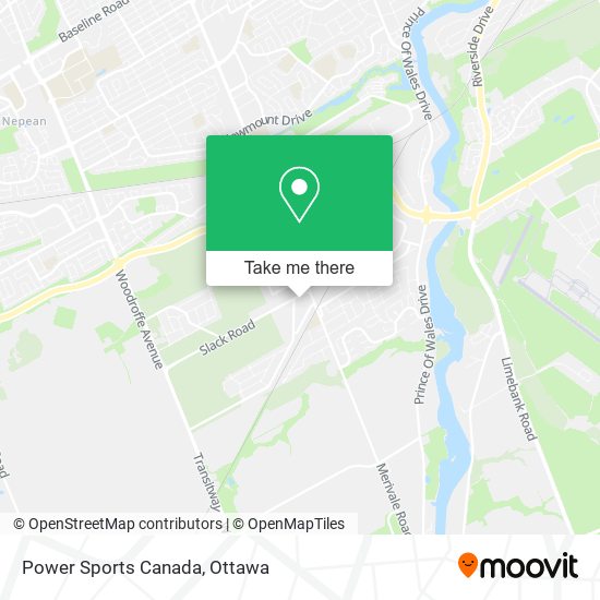 Power Sports Canada map