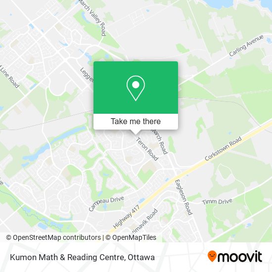 Kumon Math & Reading Centre map