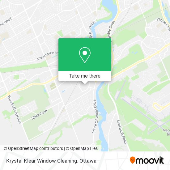 Krystal Klear Window Cleaning map