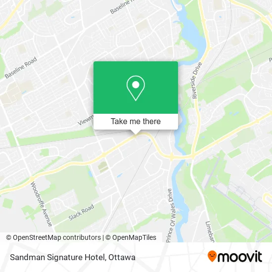 Sandman Signature Hotel map