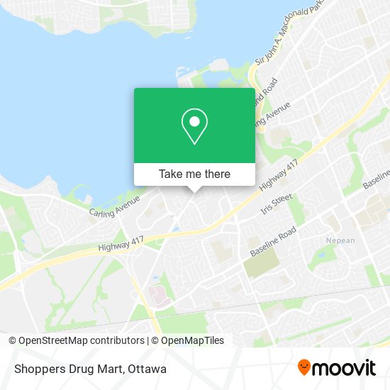 Shoppers Drug Mart map