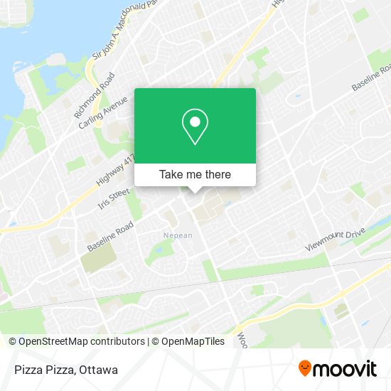 Pizza Pizza map