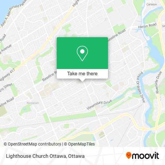 Lighthouse Church Ottawa map