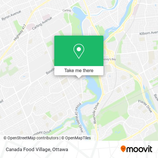 Canada Food Village plan