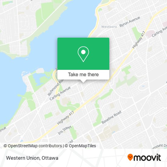 Western Union map