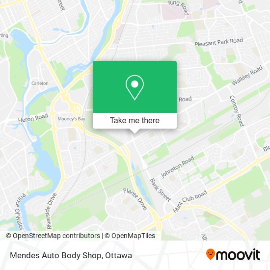 Mendes Auto Body Shop map