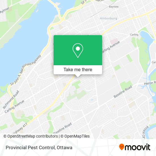 Provincial Pest Control map