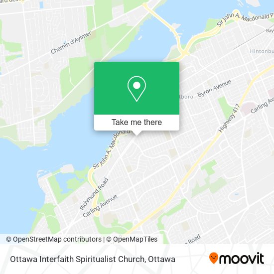 Ottawa Interfaith Spiritualist Church map