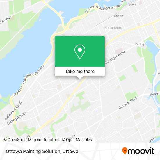 Ottawa Painting Solution map