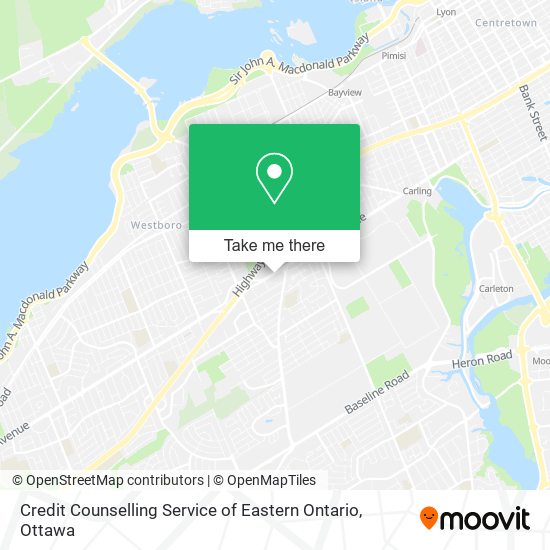 Credit Counselling Service of Eastern Ontario map