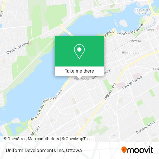 Uniform Developments Inc map