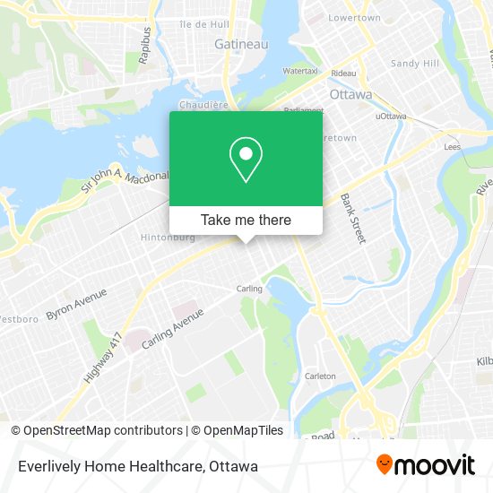 Everlively Home Healthcare map