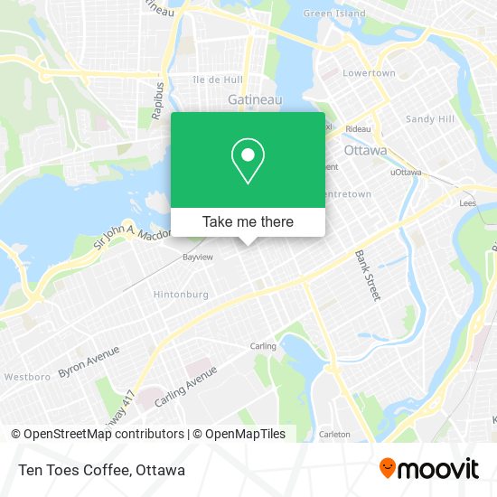 Ten Toes Coffee map