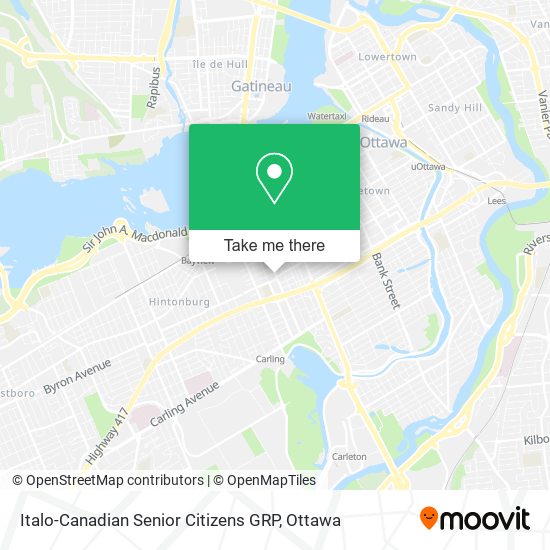 Italo-Canadian Senior Citizens GRP map