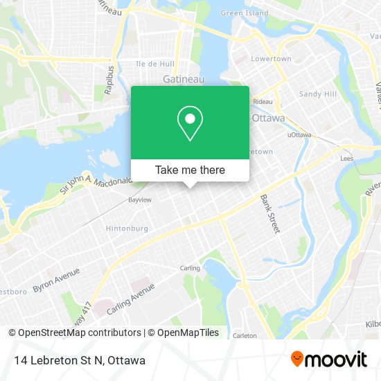 14 Lebreton St N map