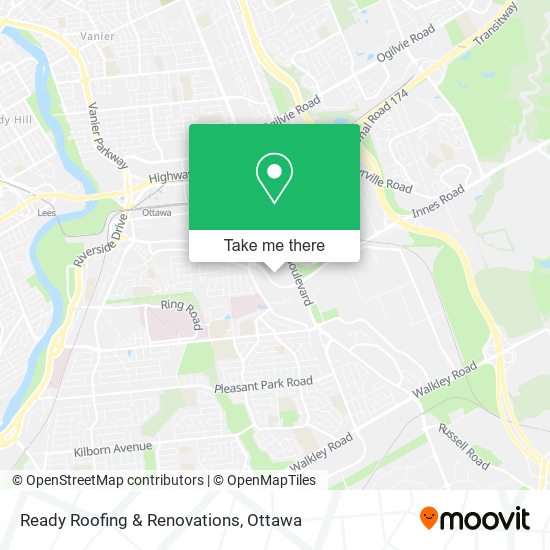 Ready Roofing & Renovations map