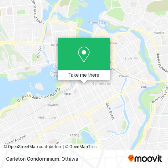 Carleton Condominium map