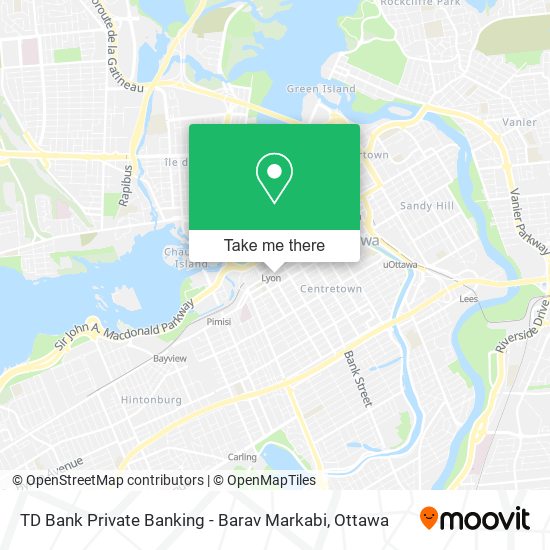 TD Bank Private Banking - Barav Markabi map