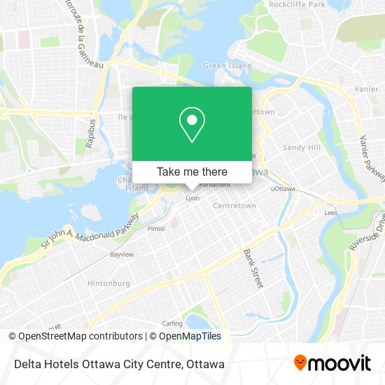 Delta Hotels Ottawa City Centre plan