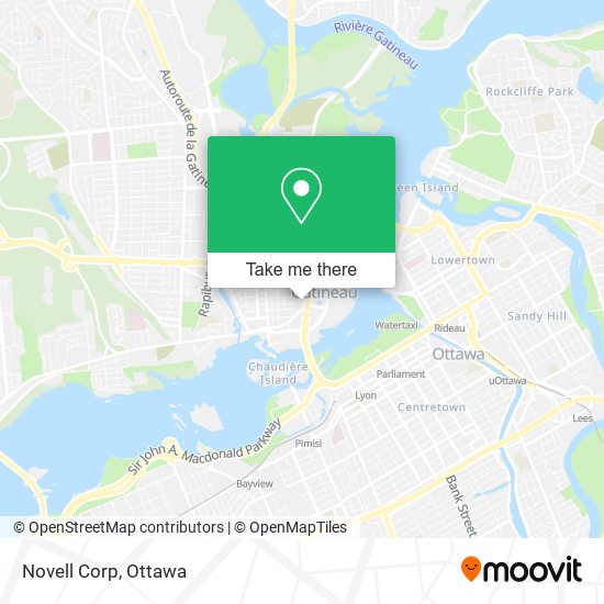 Novell Corp map