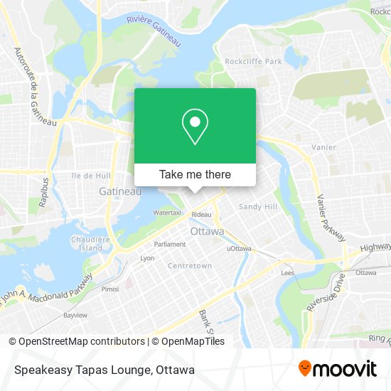 Speakeasy Tapas Lounge map