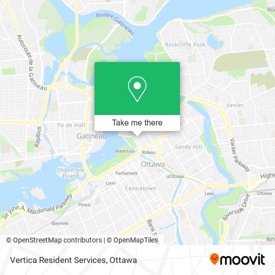 Vertica Resident Services map