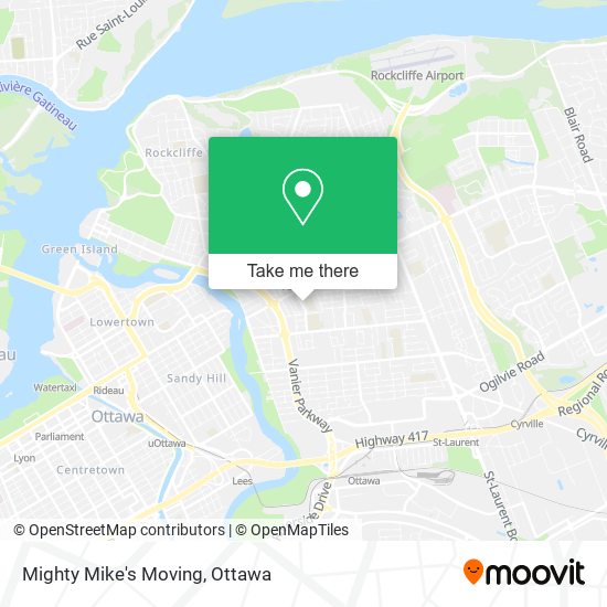 Mighty Mike's Moving map