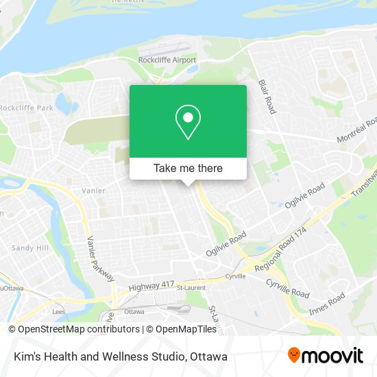 Kim's Health and Wellness Studio map