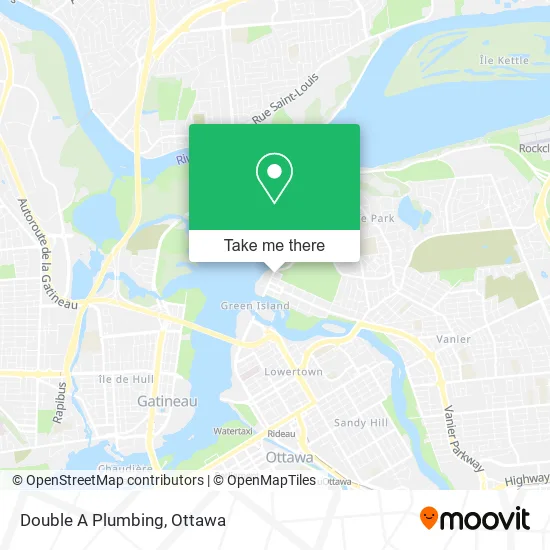 Double A Plumbing map