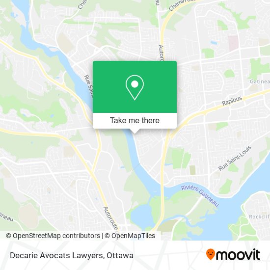 Decarie Avocats Lawyers map