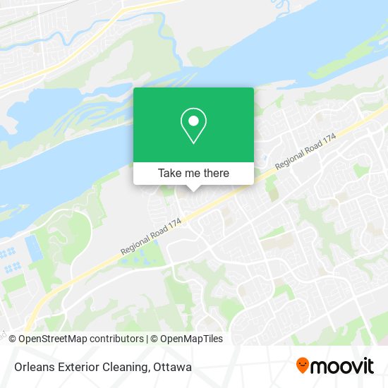 Orleans Exterior Cleaning map