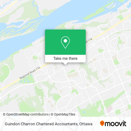 Guindon Charron Chartered Accountants map