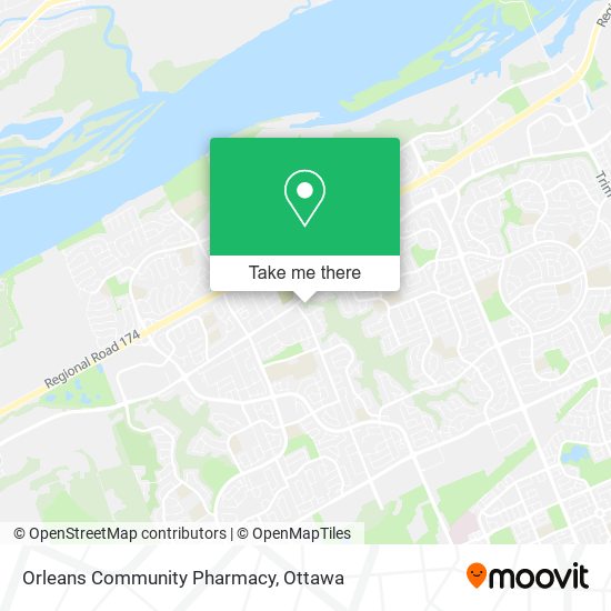 Orleans Community Pharmacy map