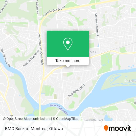 BMO Bank of Montreal map