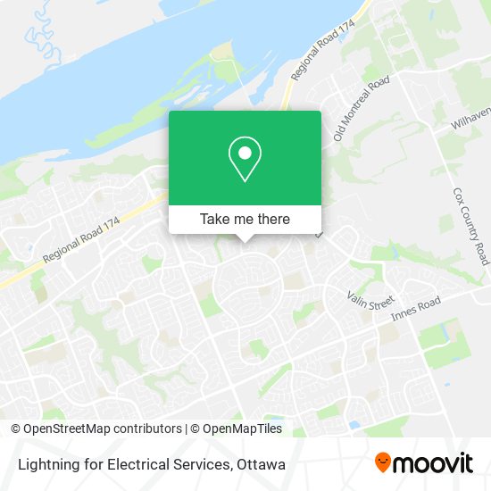 Lightning for Electrical Services map