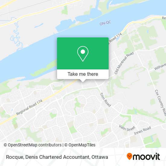 Rocque, Denis Chartered Accountant map