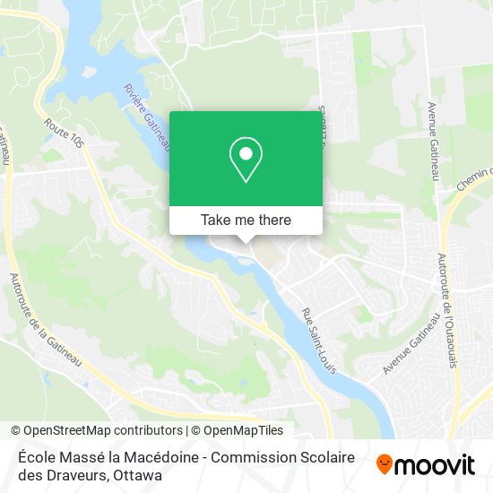 École Massé la Macédoine - Commission Scolaire des Draveurs map